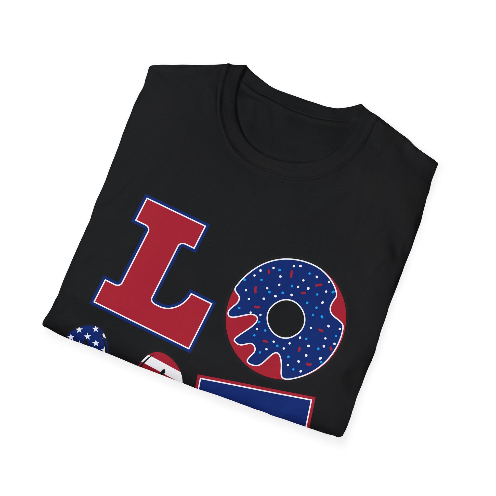 Love Text America Tshirt, USA Graphic Tee, Patriotic Tee, American Pride Shirt, Fourth of July Shirt, Memorial Day Shirt