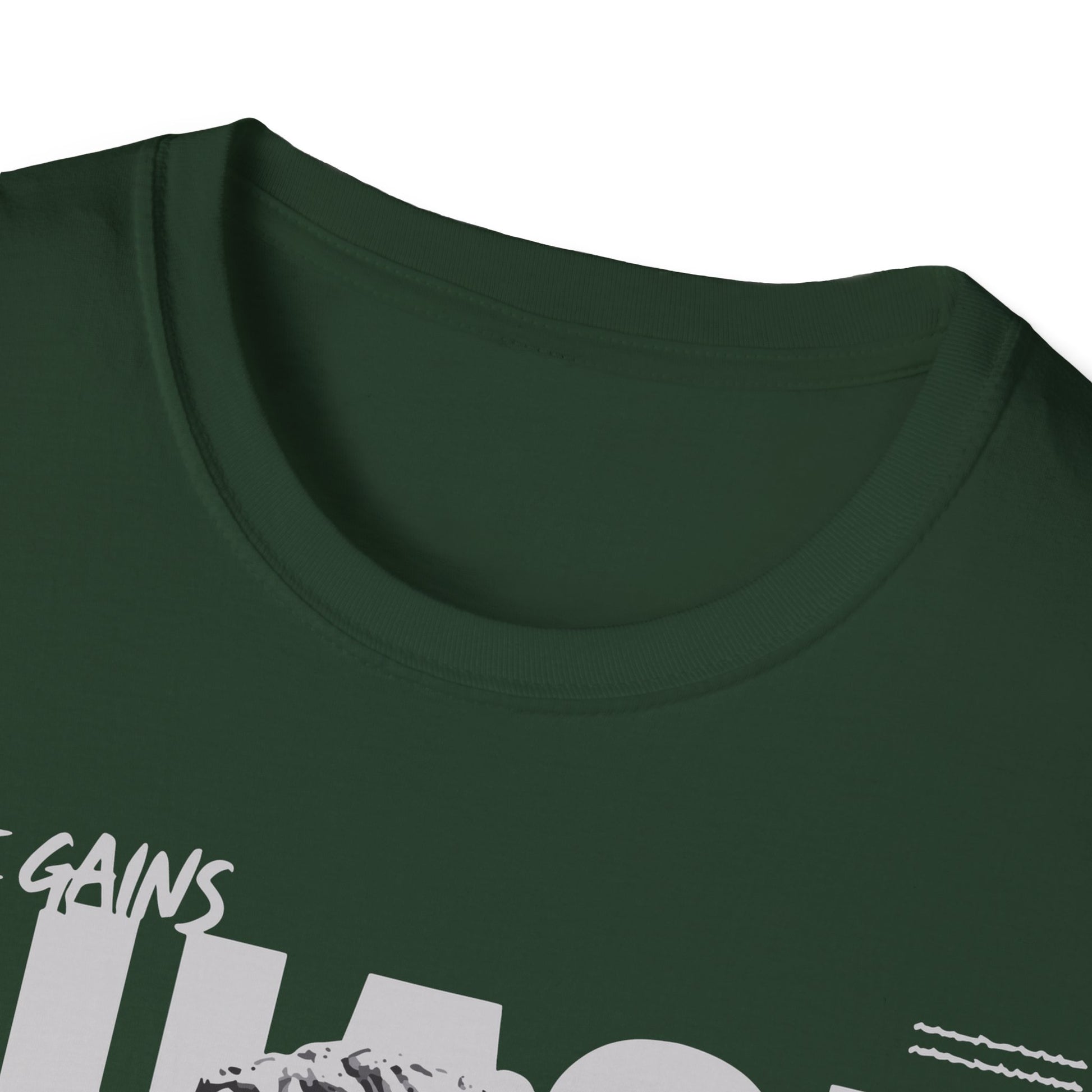 Chase Gains Unisex Softstyle T-Shirt - Motivational Gym Wear, Fitness Apparel, Inspirational Gift, Workout Tee, Active Lifestyle Shirt