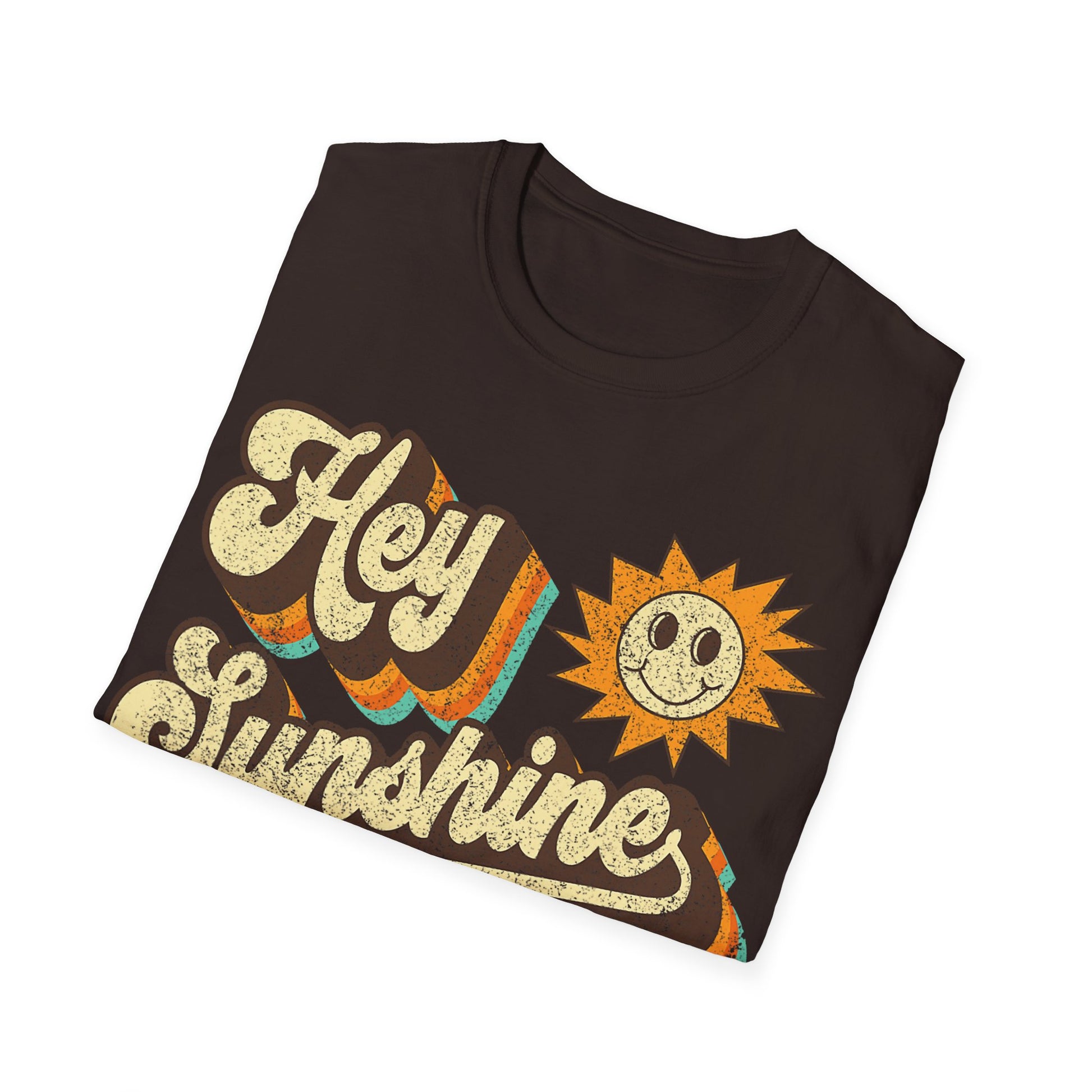Hey Sunshine Vintage Unisex T-Shirt, Retro Clothing, Summer Tee, Gift for Her, Warm Weather Apparel, Festival Fashion