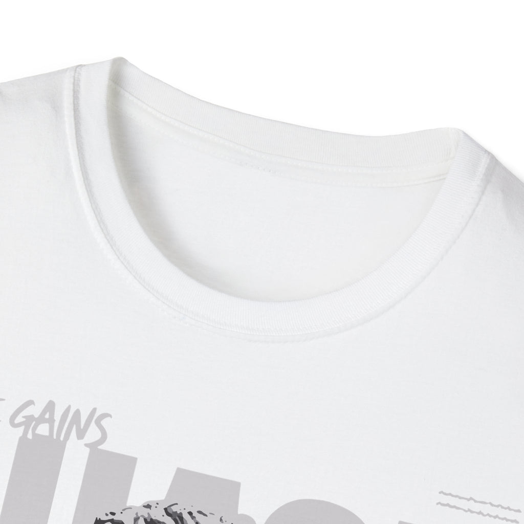 Chase Gains Unisex Softstyle T-Shirt - Motivational Gym Wear, Fitness Apparel, Inspirational Gift, Workout Tee, Active Lifestyle Shirt