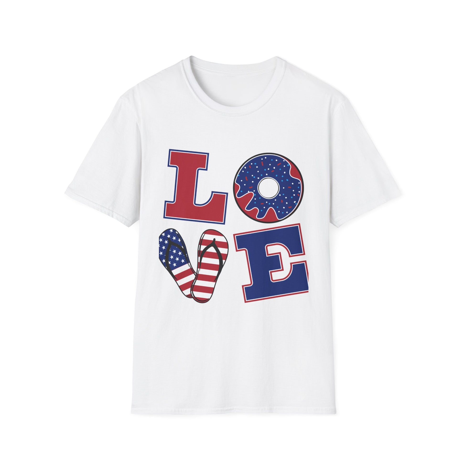 Love Text America Tshirt, USA Graphic Tee, Patriotic Tee, American Pride Shirt, Fourth of July Shirt, Memorial Day Shirt