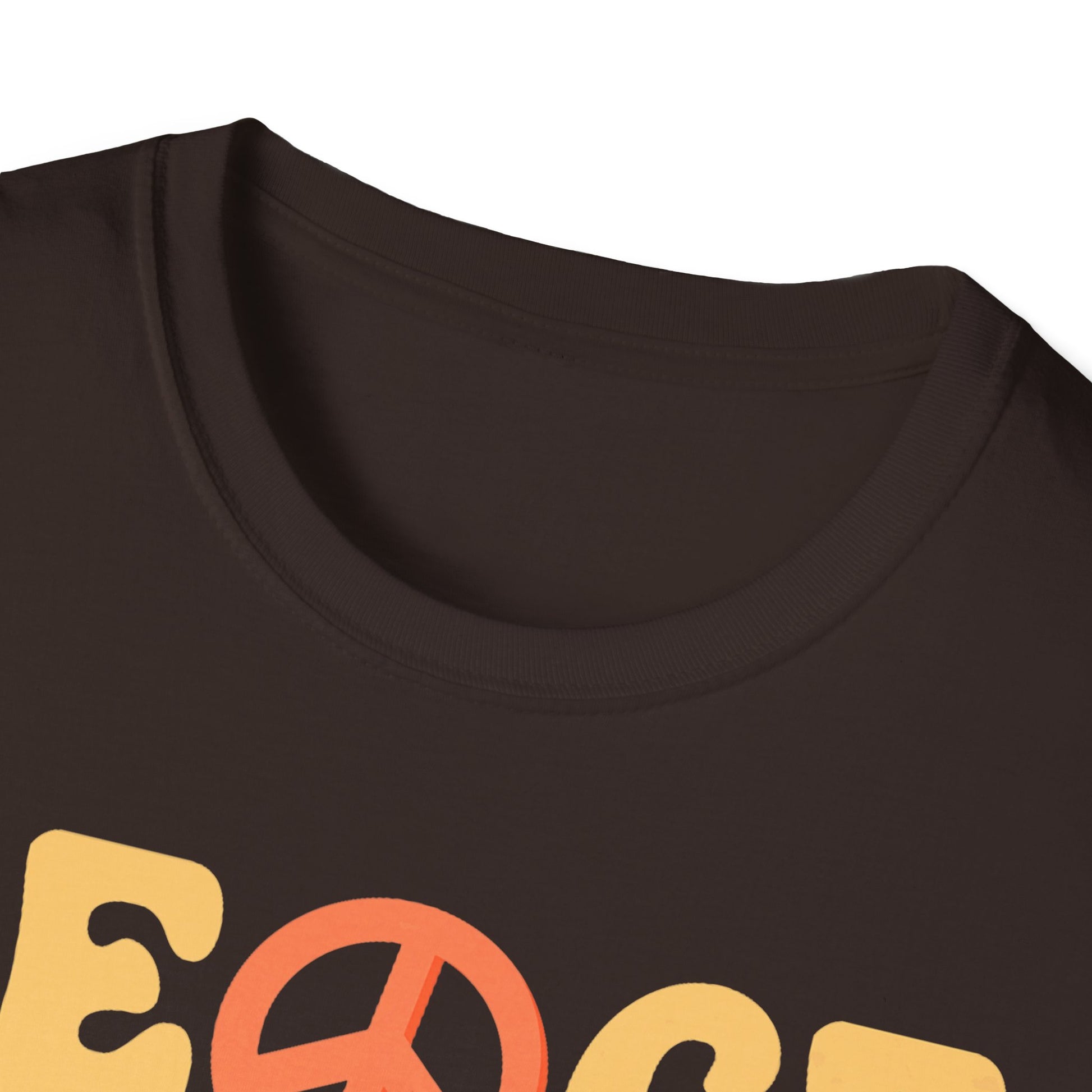 Retro Peace Love Rock n' Roll T-Shirt, Unisex Graphic Tee for Music Lovers, Perfect for Concerts, Festivals, and Casual Days