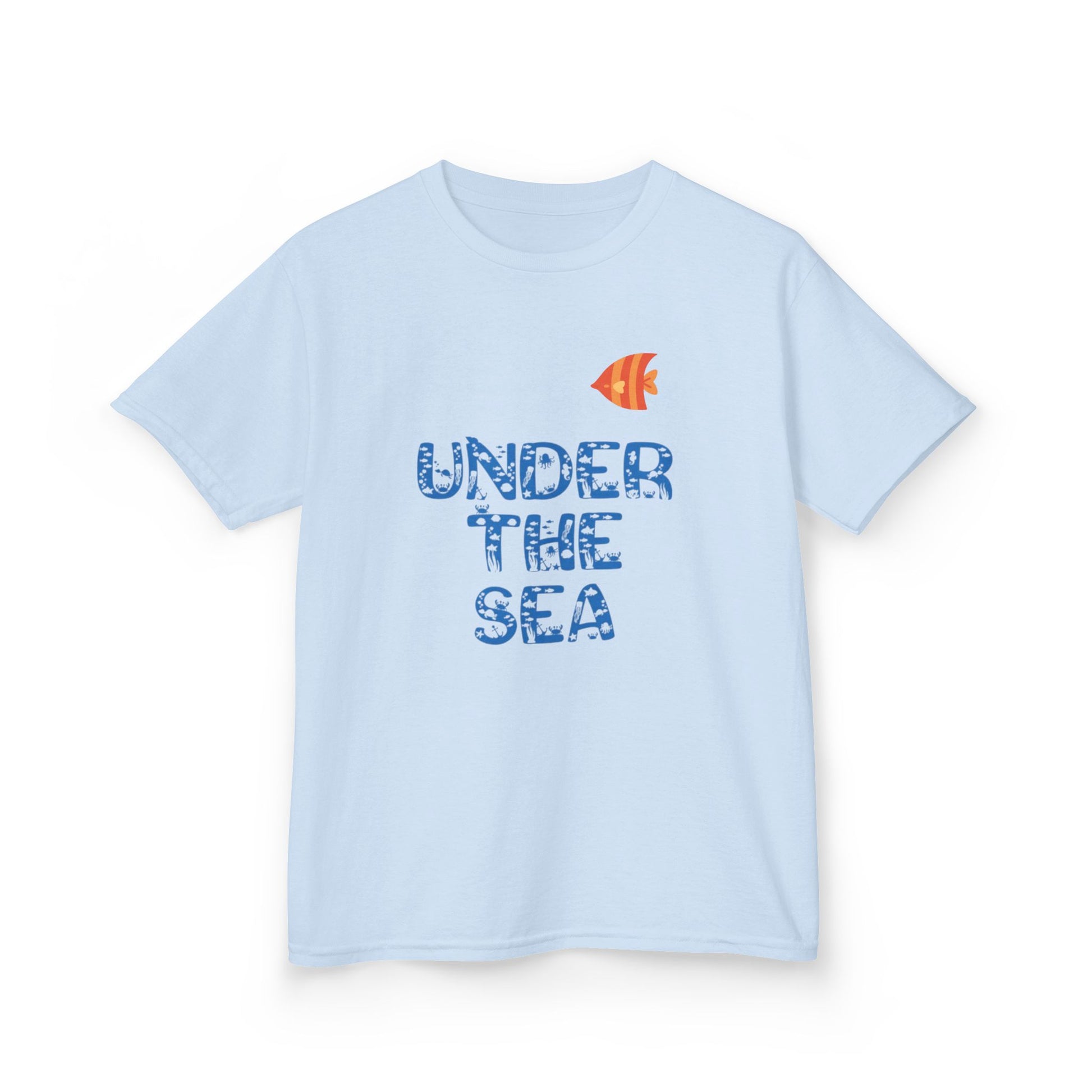 Under the Sea Kids Tee - Ocean Themed Cotton Shirt for Summer, Birthday Gifts, Beach Days, Fun Casual Wear, Sea Creature Celebrations