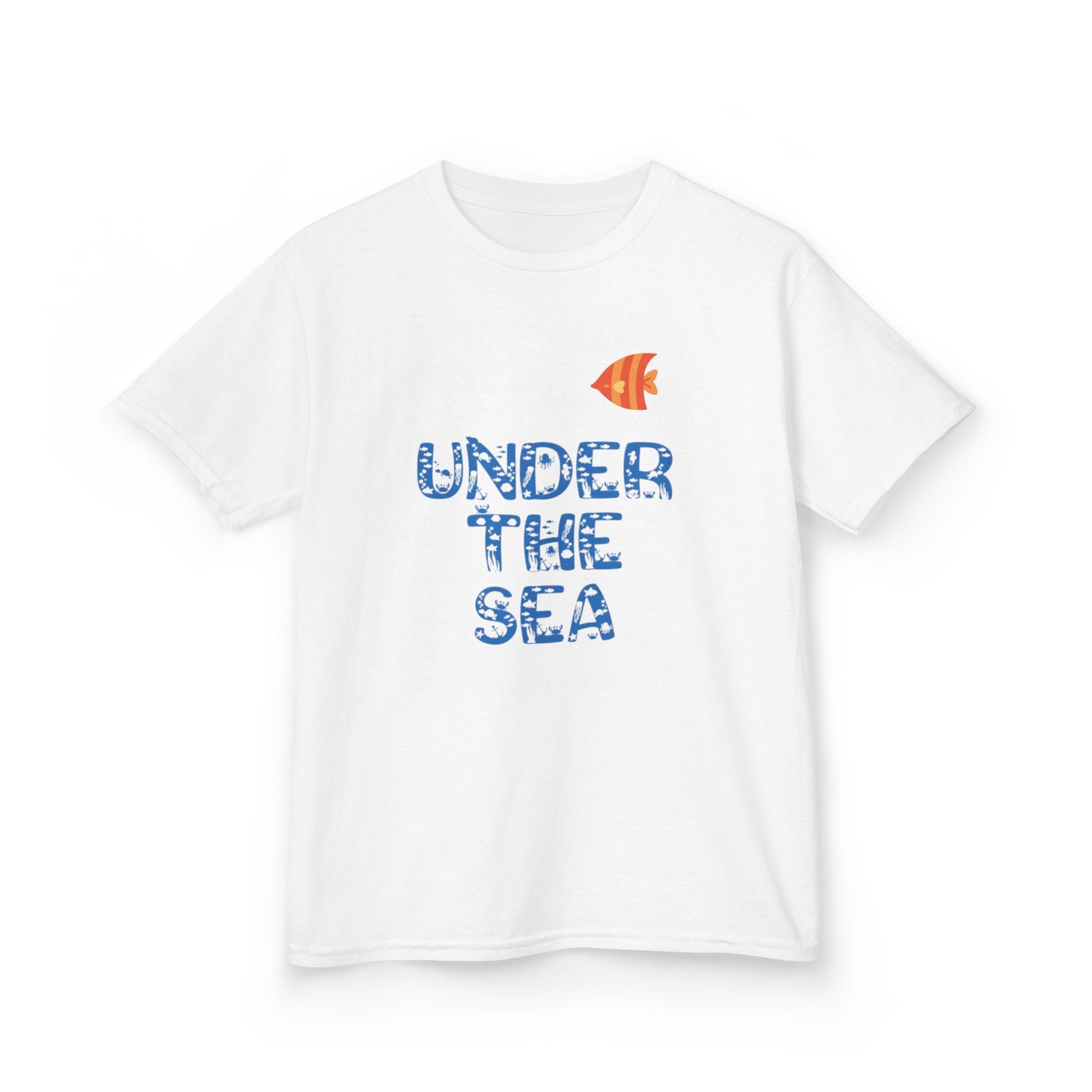 Under the Sea Kids Tee - Ocean Themed Cotton Shirt for Summer, Birthday Gifts, Beach Days, Fun Casual Wear, Sea Creature Celebrations