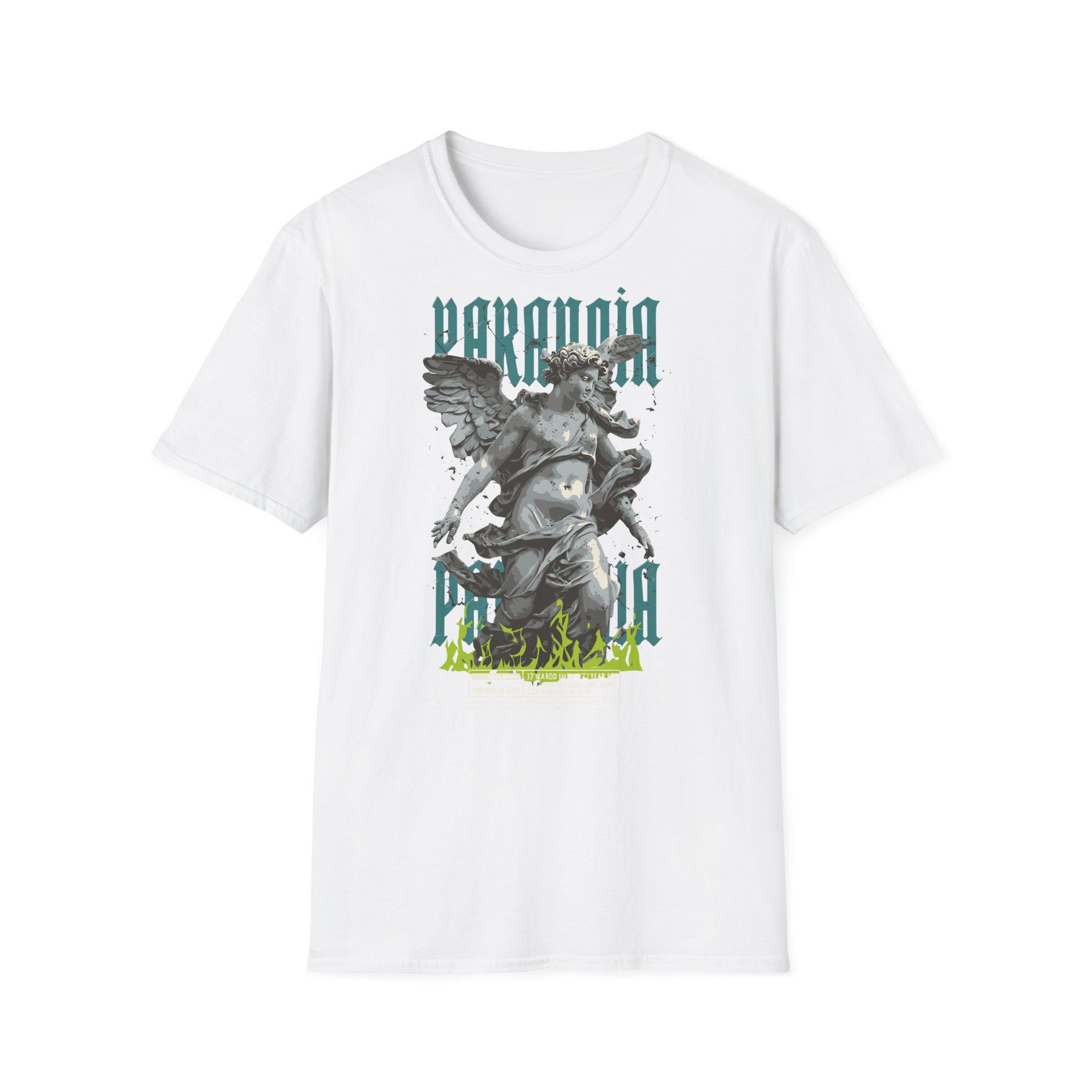 Ethereal Angel Unisex T-Shirt, Bohemian Graphic Tee, Unique Art Apparel, Gifts for Art Lovers, Vintage Style Clothing