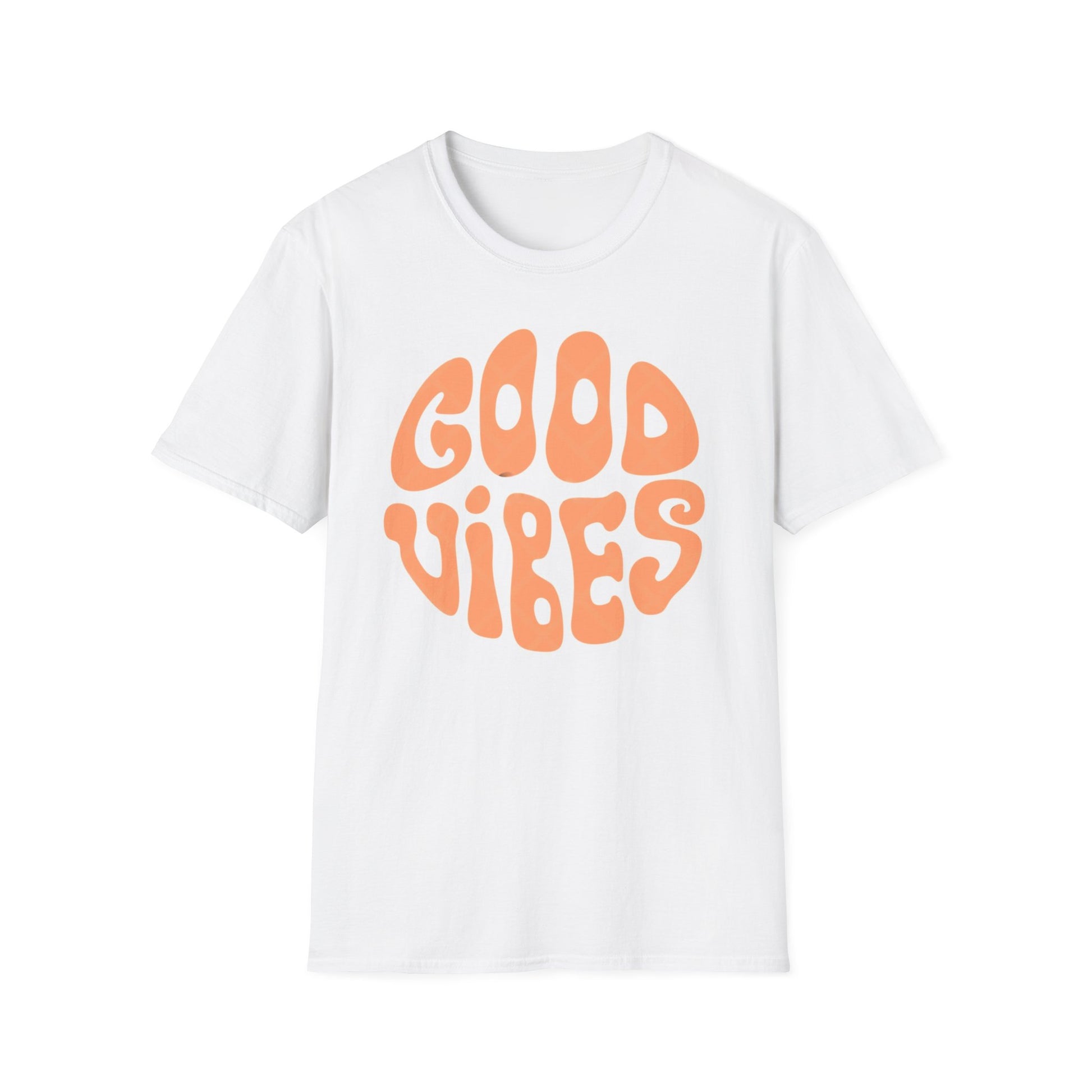 Good Vibes Unisex Softstyle T-Shirt | Positive Energy Shirt, Gift for Friends, Casual Wear, Summer Tee, Birthday Present