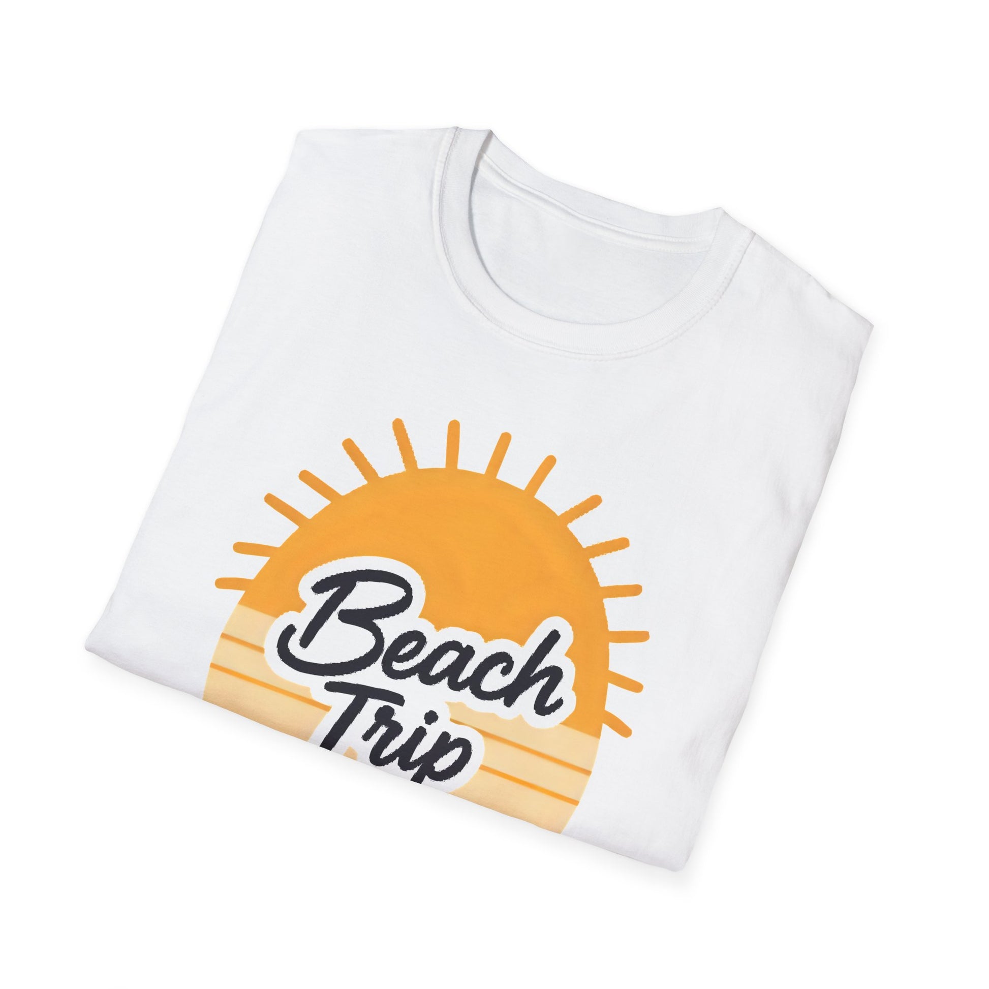 Beach Trip Unisex Softstyle T-Shirt | Summer Vibes, Vacation Tee, Beachwear, Gift for Travelers, Casual Wear