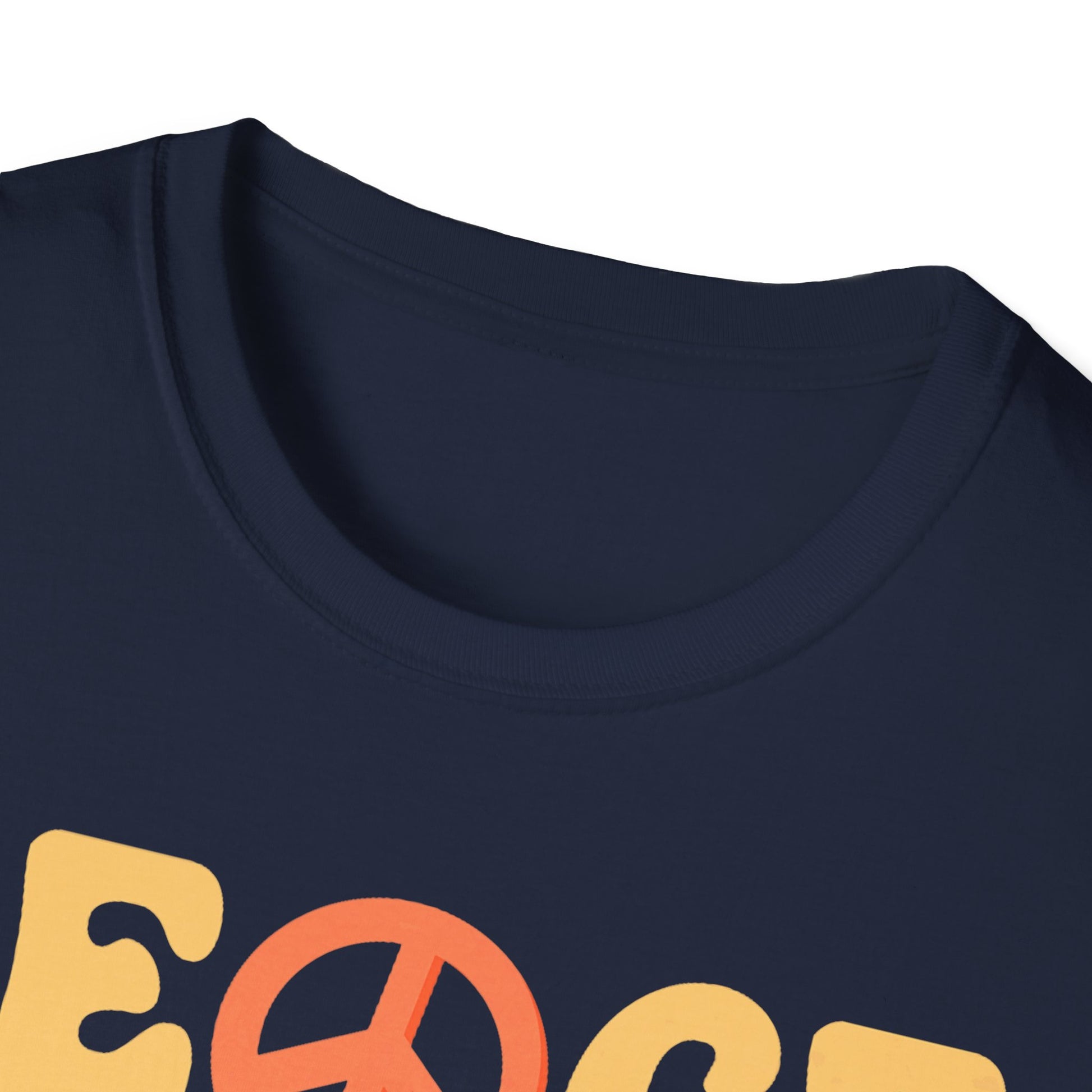 Retro Peace Love Rock n' Roll T-Shirt, Unisex Graphic Tee for Music Lovers, Perfect for Concerts, Festivals, and Casual Days