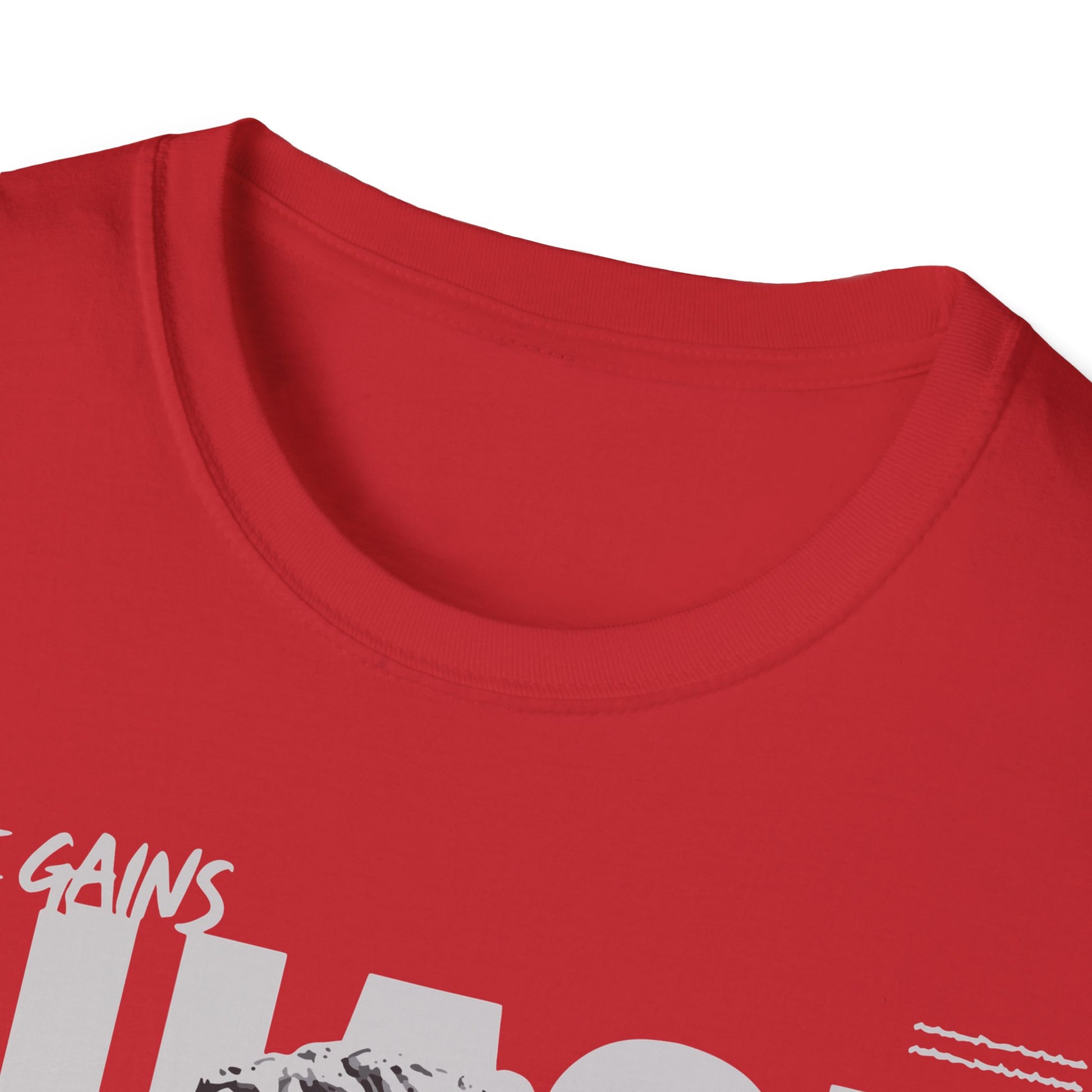 Chase Gains Unisex Softstyle T-Shirt - Motivational Gym Wear, Fitness Apparel, Inspirational Gift, Workout Tee, Active Lifestyle Shirt
