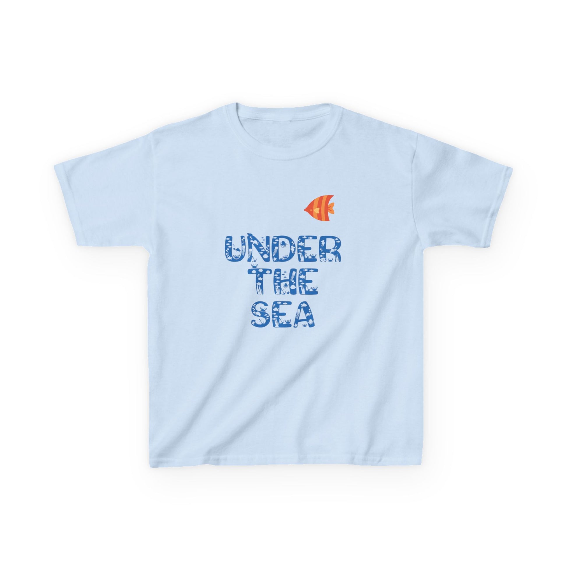 Under the Sea Kids Tee - Ocean Themed Cotton Shirt for Summer, Birthday Gifts, Beach Days, Fun Casual Wear, Sea Creature Celebrations
