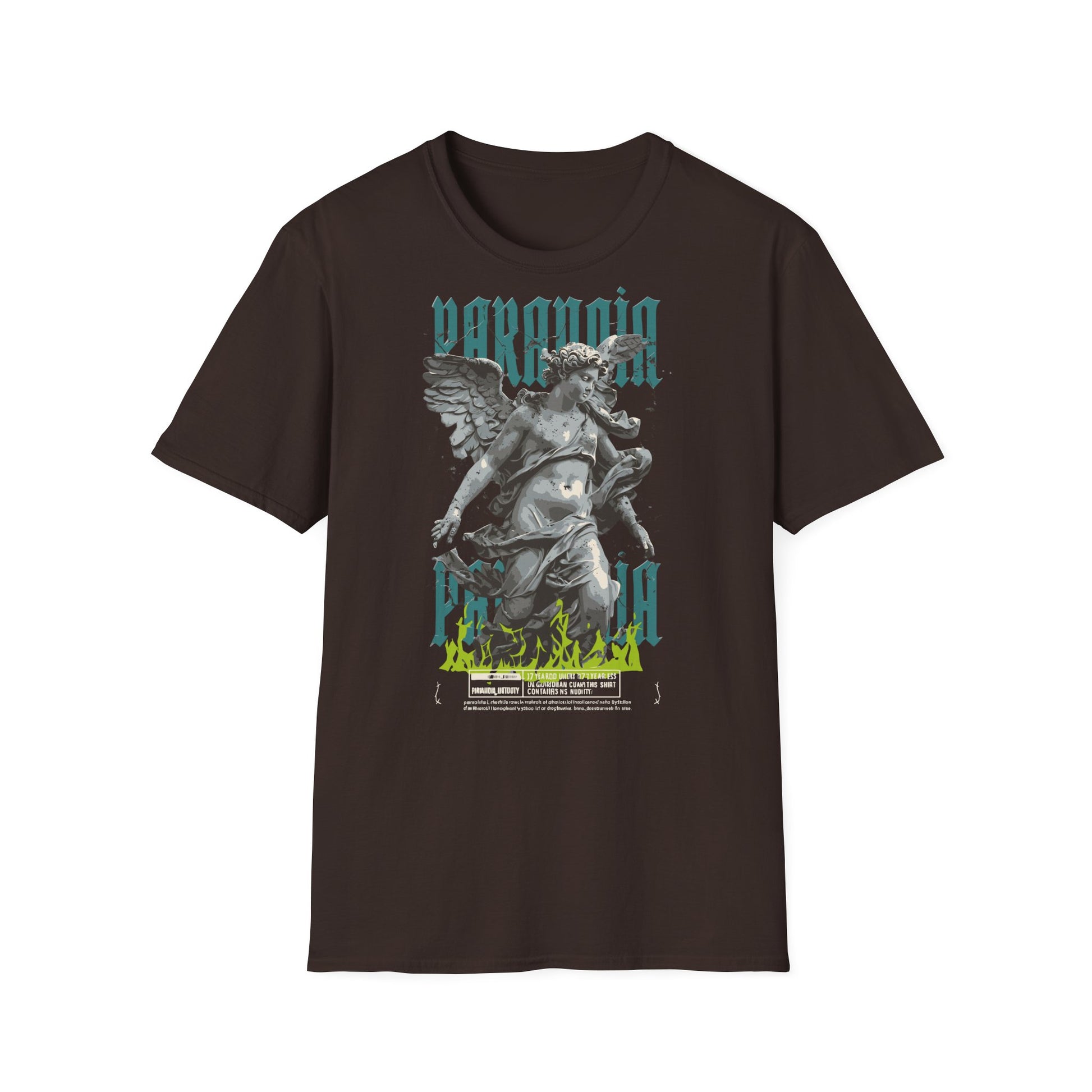 Ethereal Angel Unisex T-Shirt, Bohemian Graphic Tee, Unique Art Apparel, Gifts for Art Lovers, Vintage Style Clothing