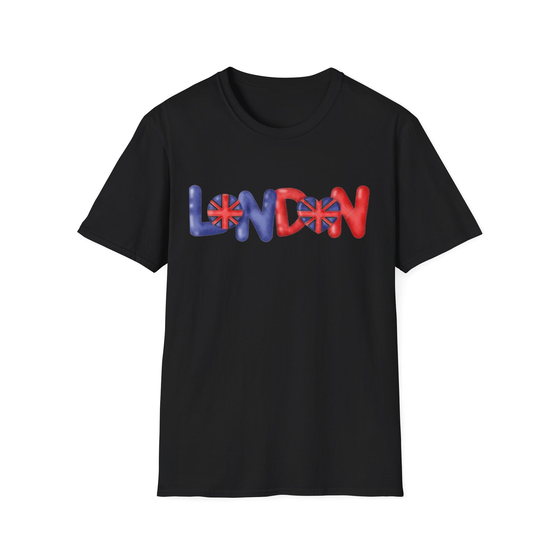 London Graphic Unisex T-shirt, England Souvenir Tee, UK Travel Shirt, British Flag Top, Red Telephone Booth Tee, London Gift