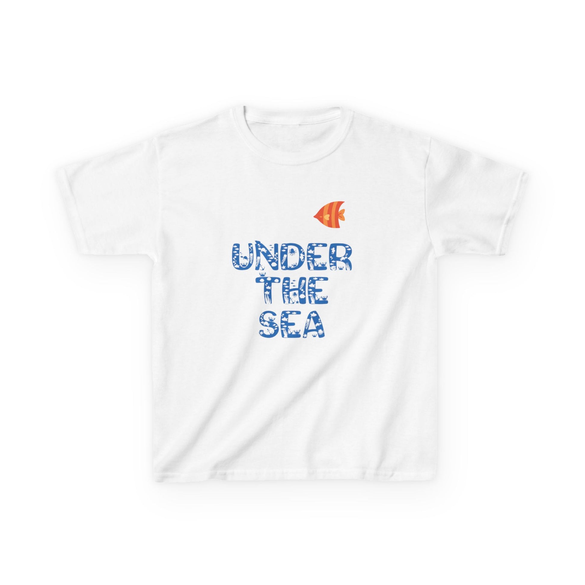 Under the Sea Kids Tee - Ocean Themed Cotton Shirt for Summer, Birthday Gifts, Beach Days, Fun Casual Wear, Sea Creature Celebrations
