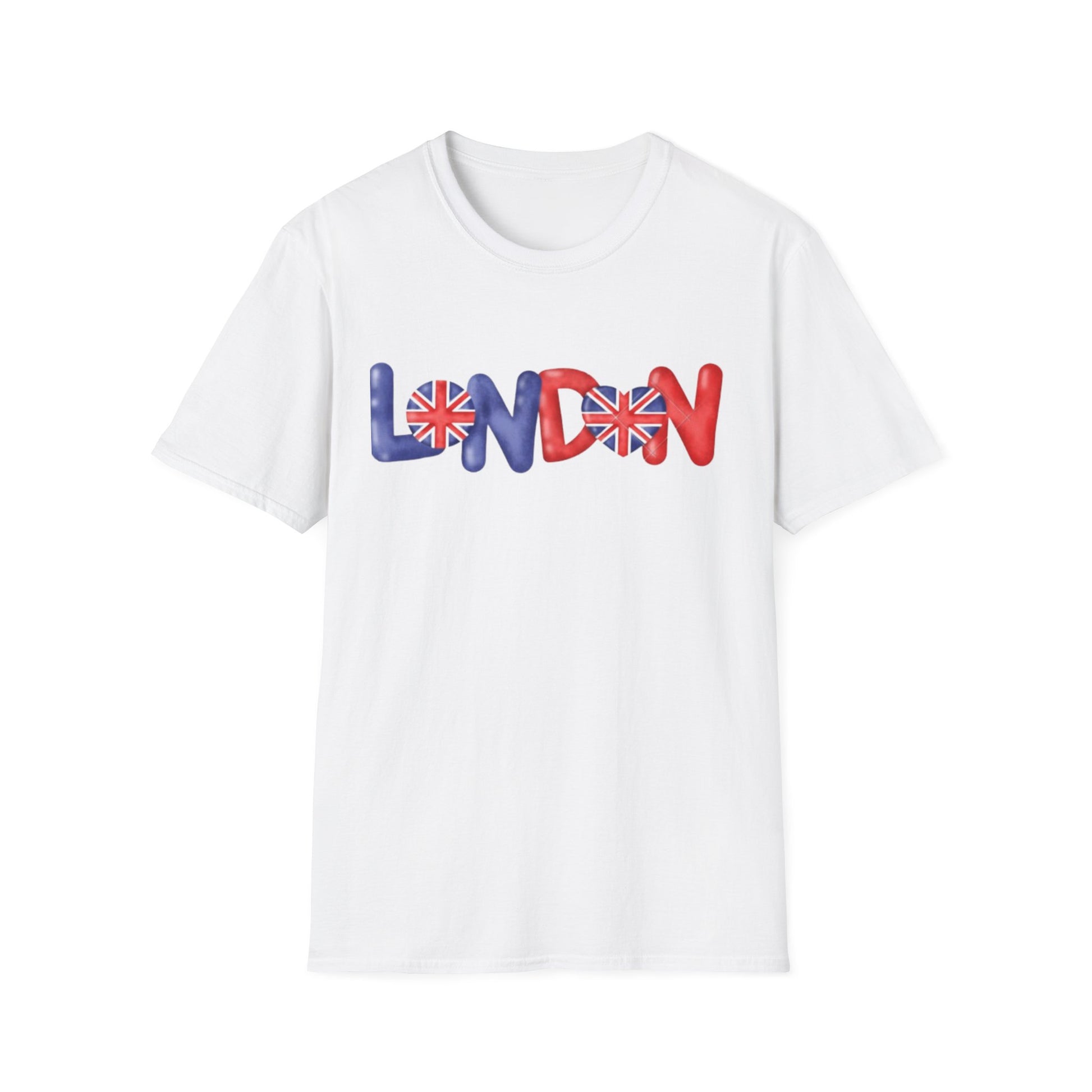London Graphic Unisex T-shirt, England Souvenir Tee, UK Travel Shirt, British Flag Top, Red Telephone Booth Tee, London Gift
