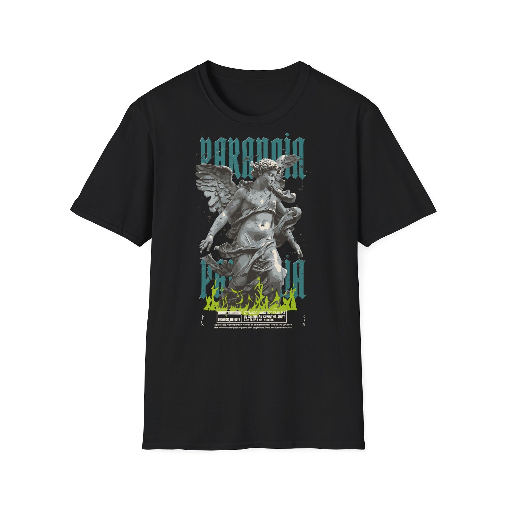 Ethereal Angel Unisex T-Shirt, Bohemian Graphic Tee, Unique Art Apparel, Gifts for Art Lovers, Vintage Style Clothing